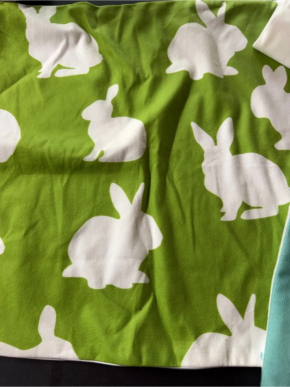 (Sale $5) Easter accent pillow covers set of 3- White, Green, Teal
